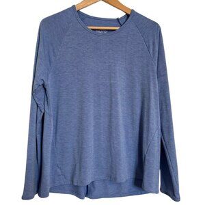 HUK Waypoint Flow Creek Size Medium Women's Fishing Ling Sleeve Shirt NWT $60 Bl